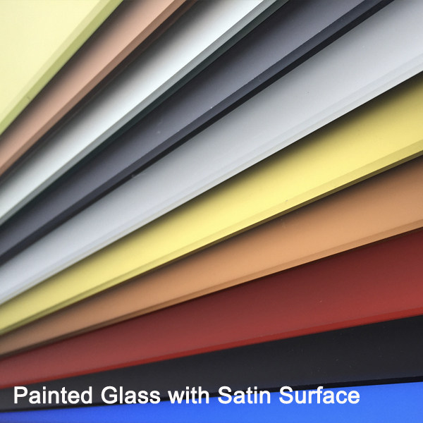 Acid Etched Painted Glass